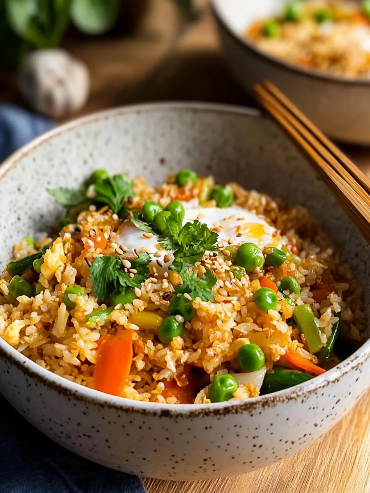 Fried Rice with Vegetables & Egg like at the Chinese