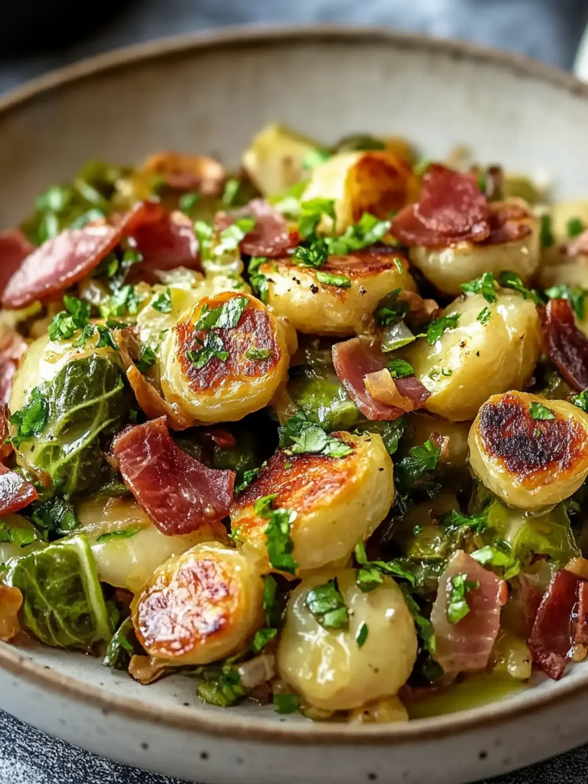 Baked Brussels sprouts with bacon and mustard sauce: An incredible ultimate recipe