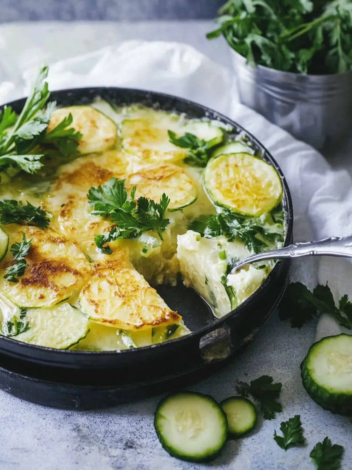 Einfacher Kohlrabiauflauf