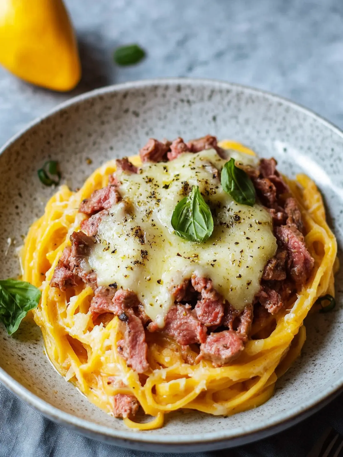 Spaghettikürbis Rezept mit Hackfleisch