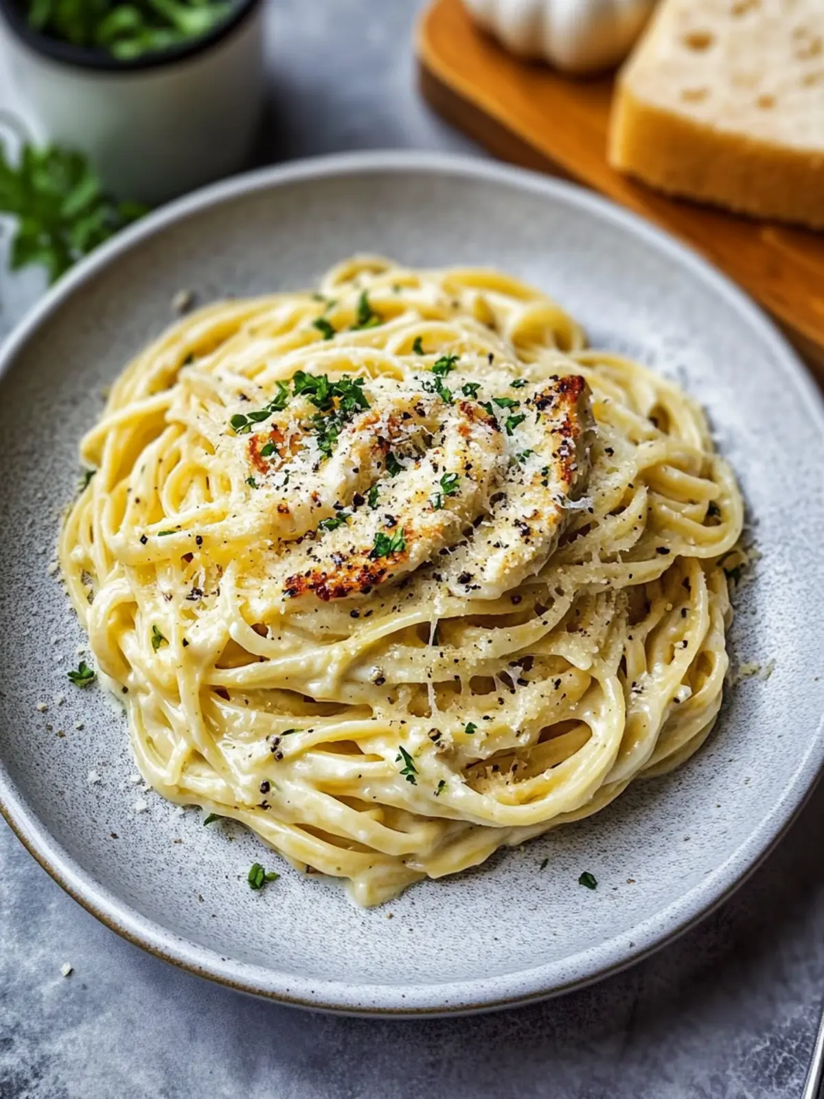 Creamy Garlic Parmesan Chicken Pasta to Fall in Love With