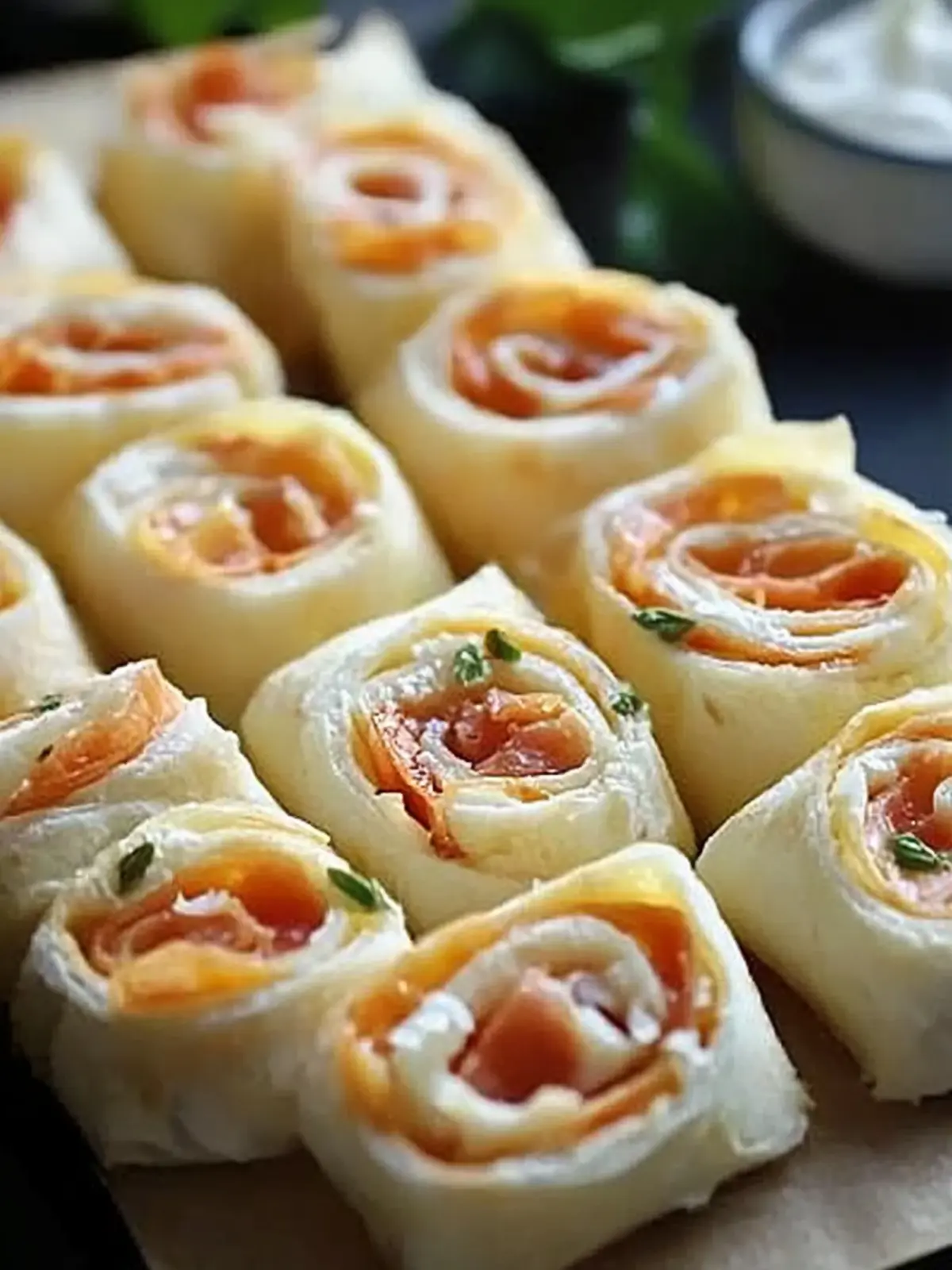 Frischkäse Roll-Ups