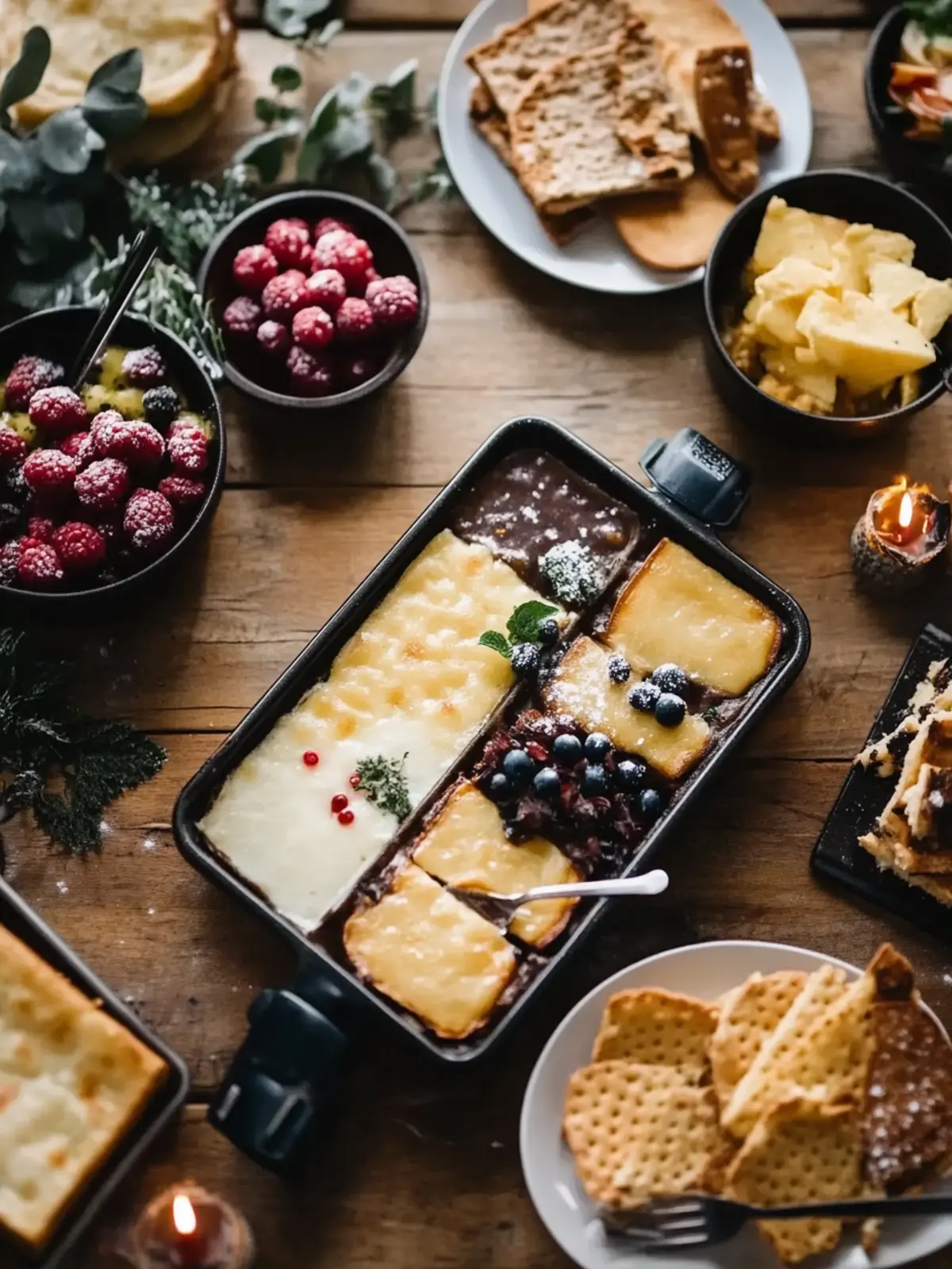 7 süße Raclette Nachtische