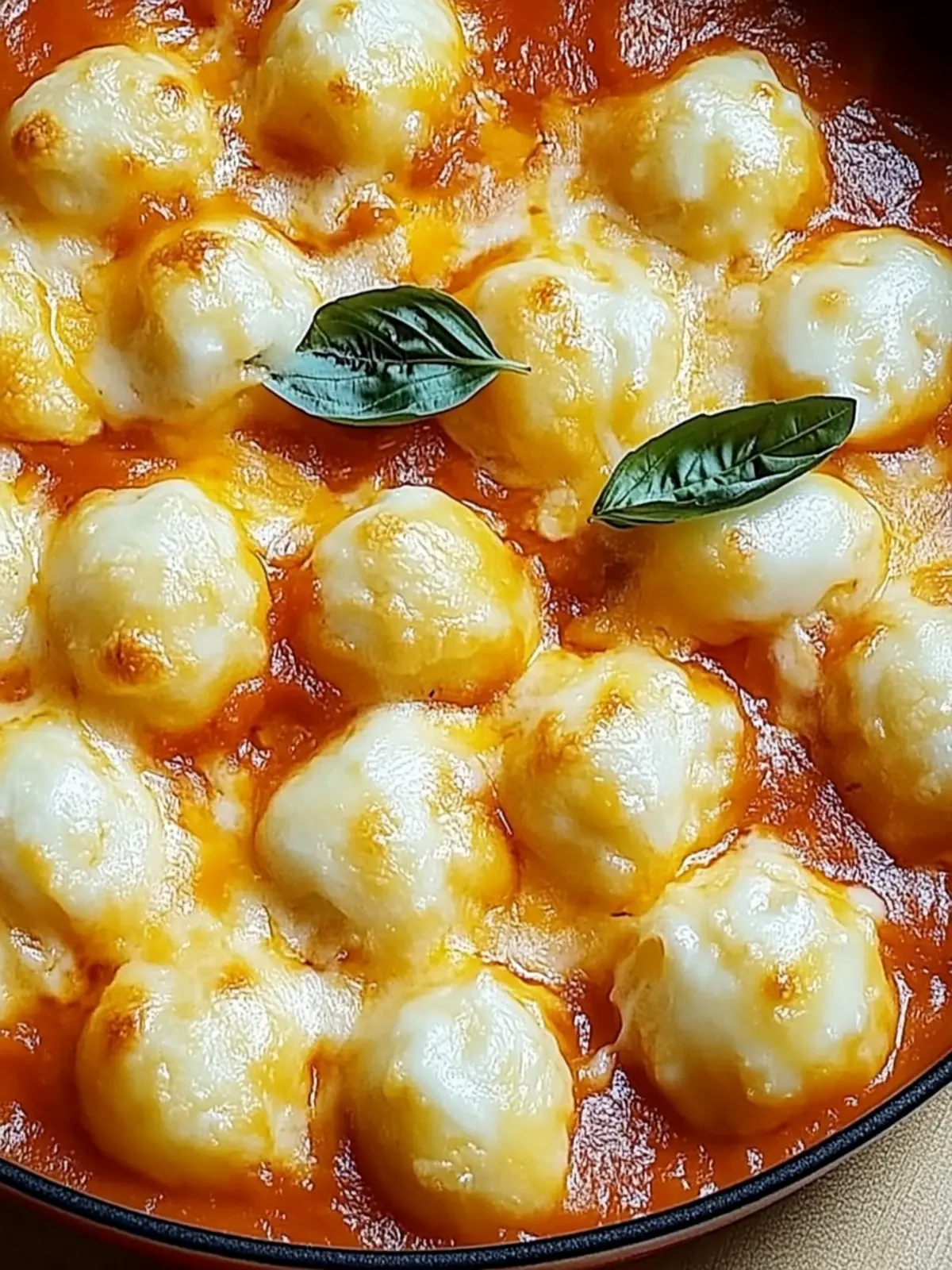 Gnocchi Auflauf Tomate Mozzarella