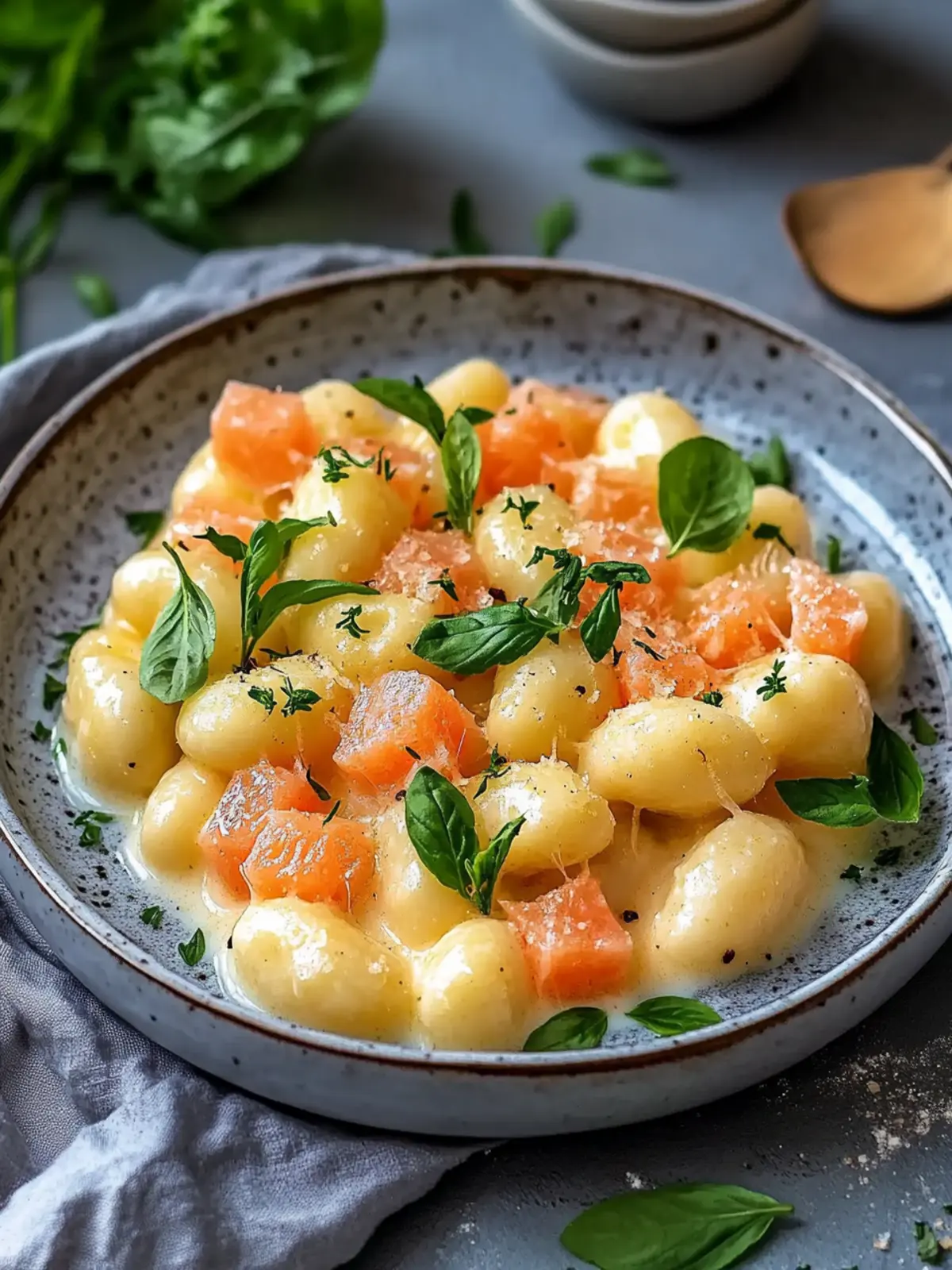 Saftige Räucherlachs-Gnocchi