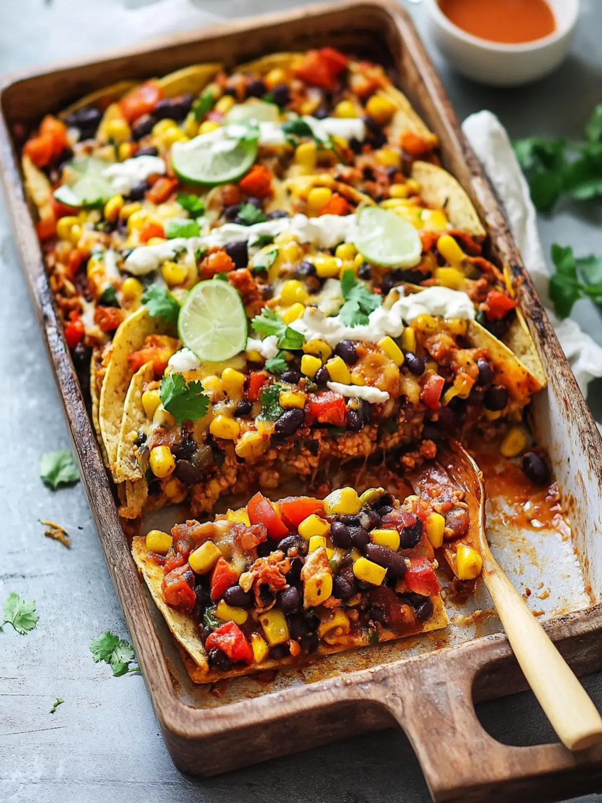 Mexikanischer Reis aus dem Ofen