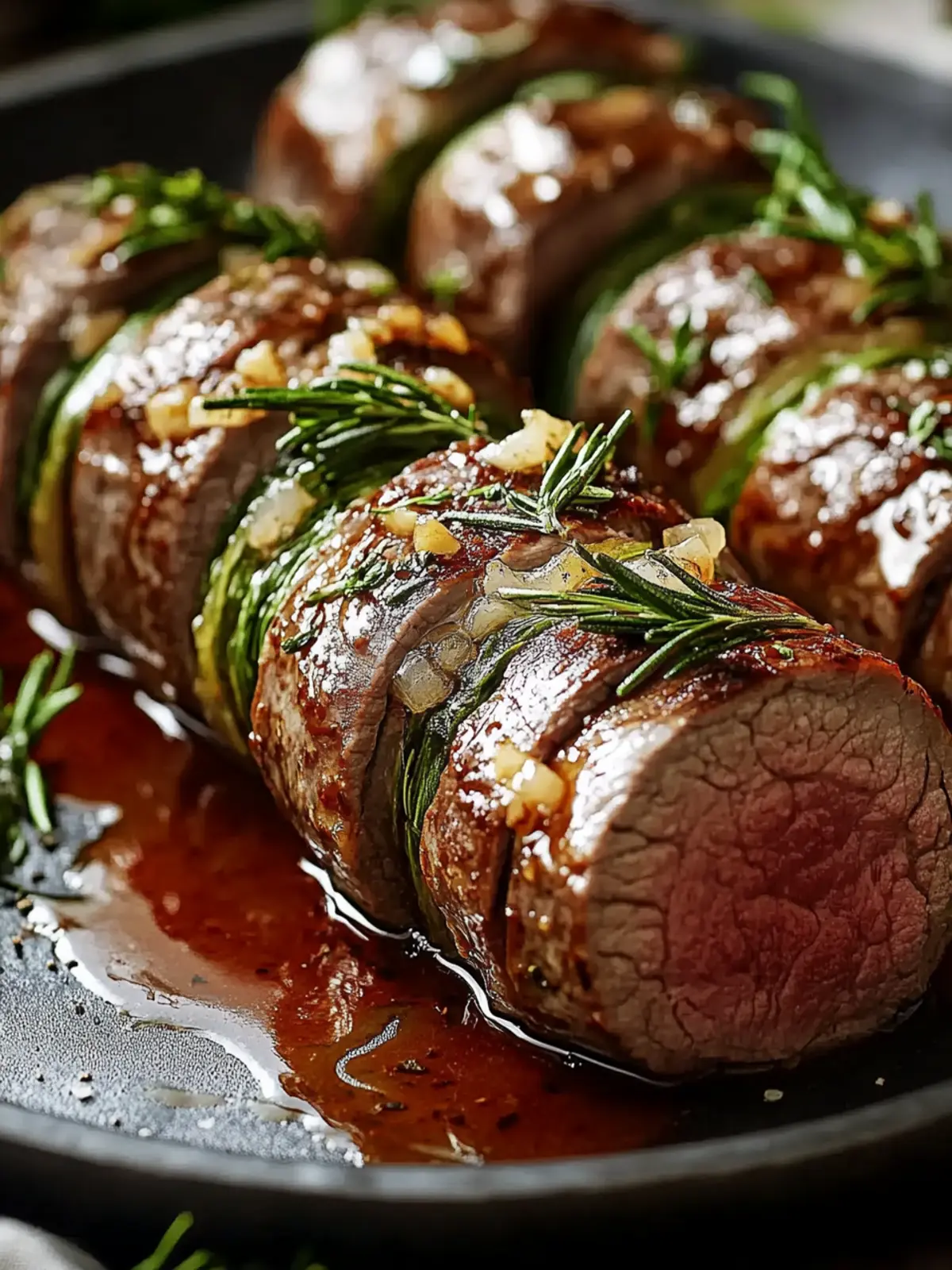 Delicious German beef roulades: A soothing delight for the palate.