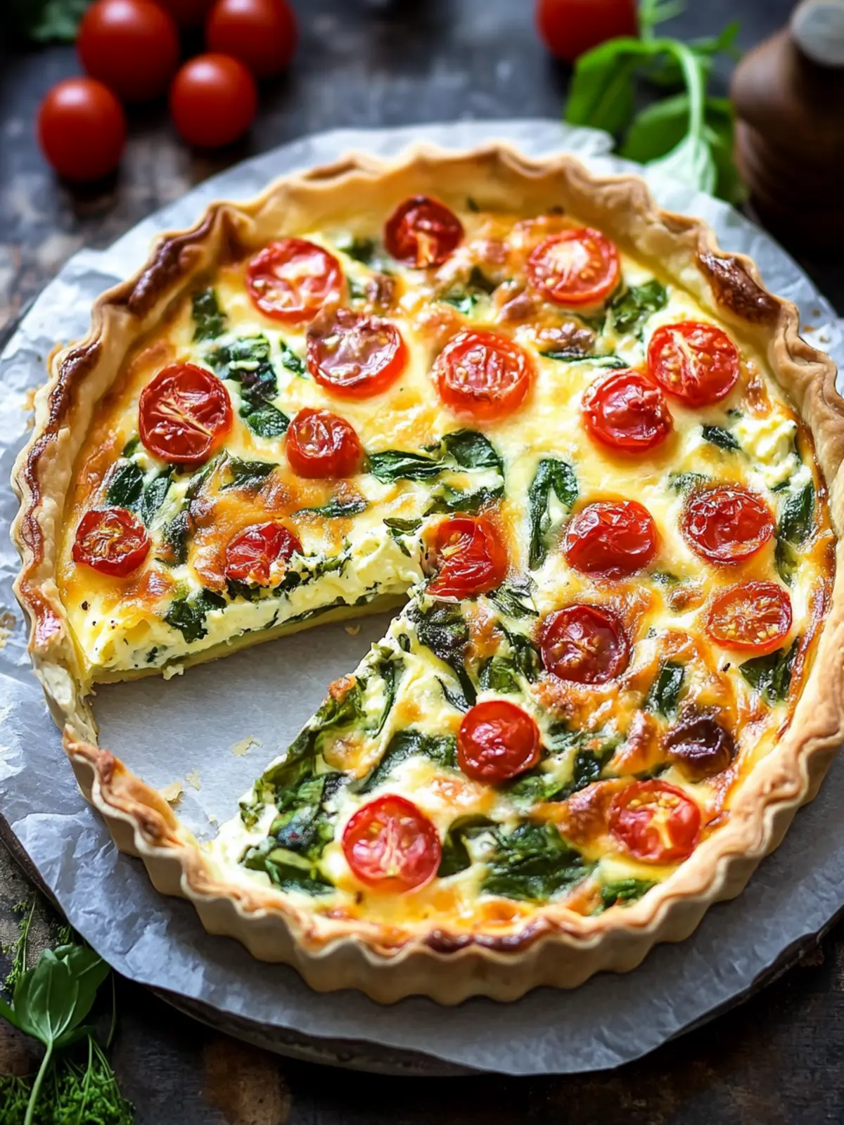 Mangold-Quiche (einfach & vegetarisch)