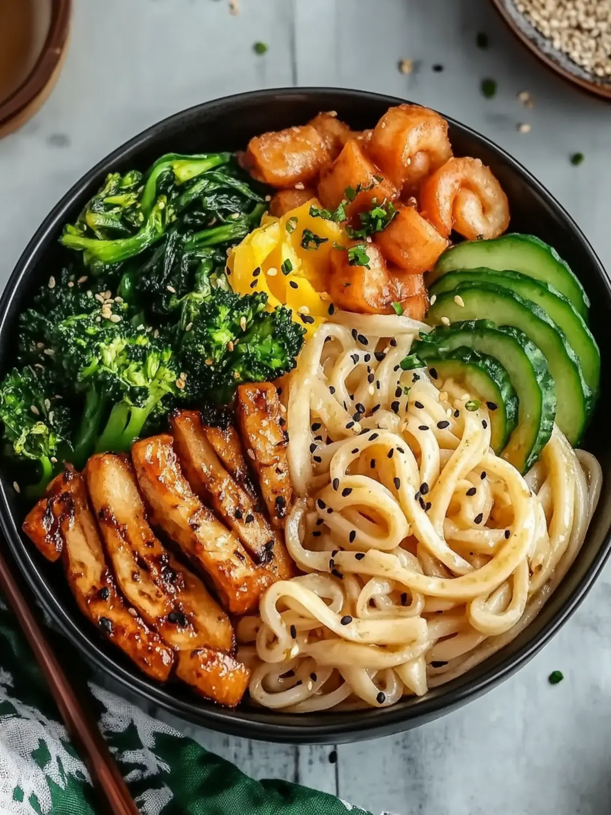 Udon-Nudel-Schüssel | Rezept