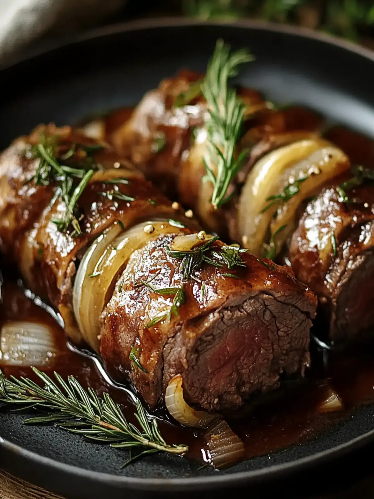 Schmackhafte deutsche Rinderrouladen: Ein gemütliches Komfortessen Freude