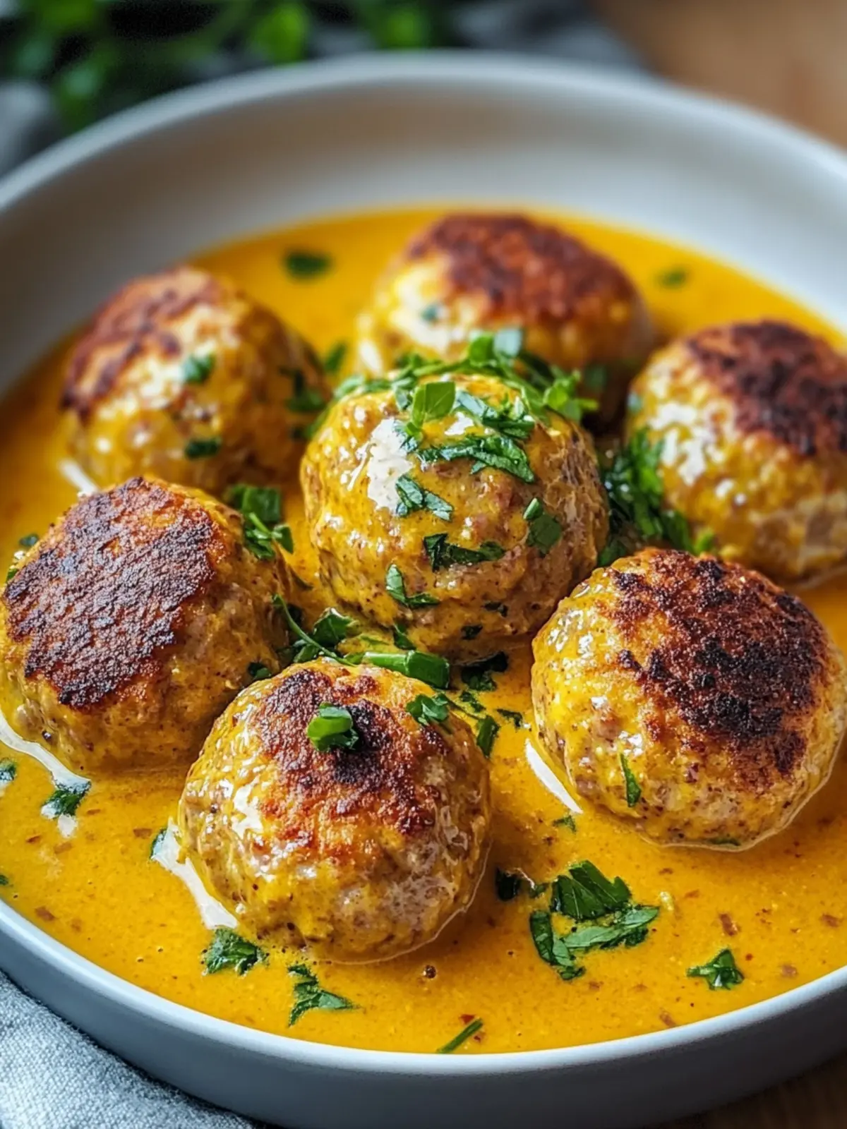 Vegane Linsenknödel in Curry-Sauce: Einfach, schnell und köstlich