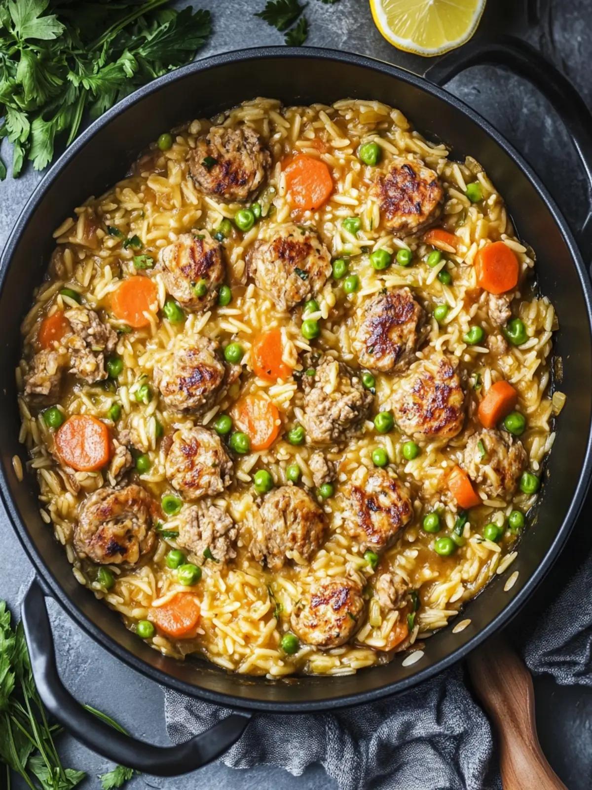 Onepot Orzo Wikinger Topf