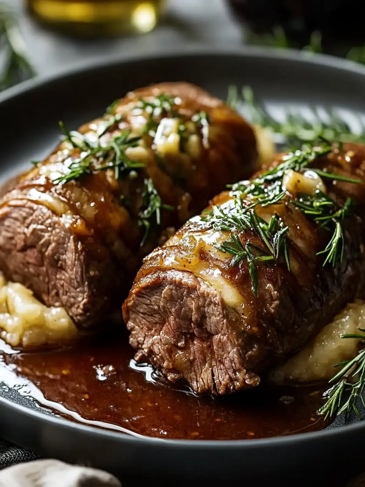 Schmackhafte deutsche Rinderrouladen: Ein gemütliches Komfortessen Freude