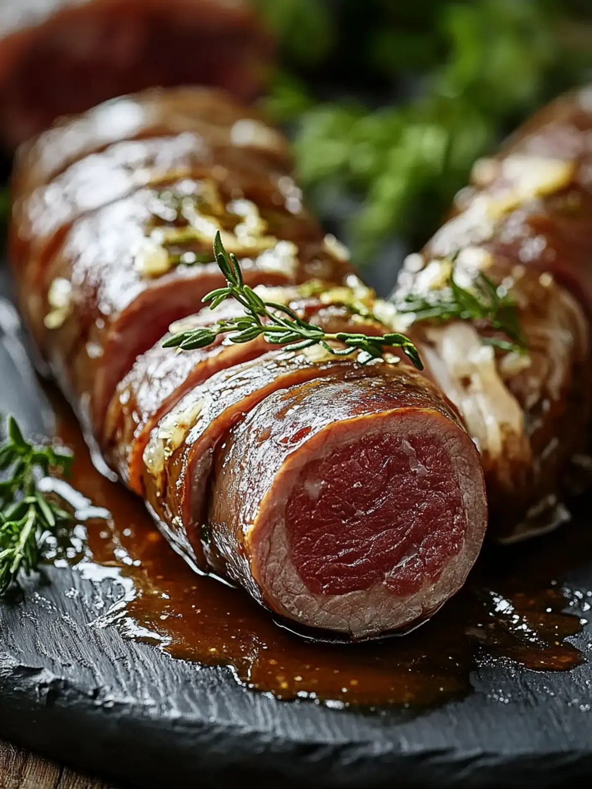 Delicious German beef roulades: A soothing delight for the palate.