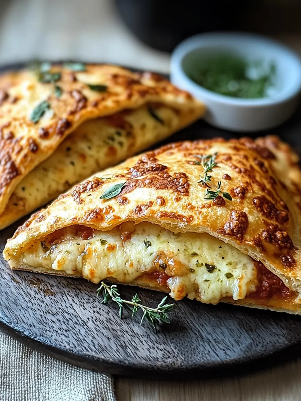Crispy Calzone from the air fryer