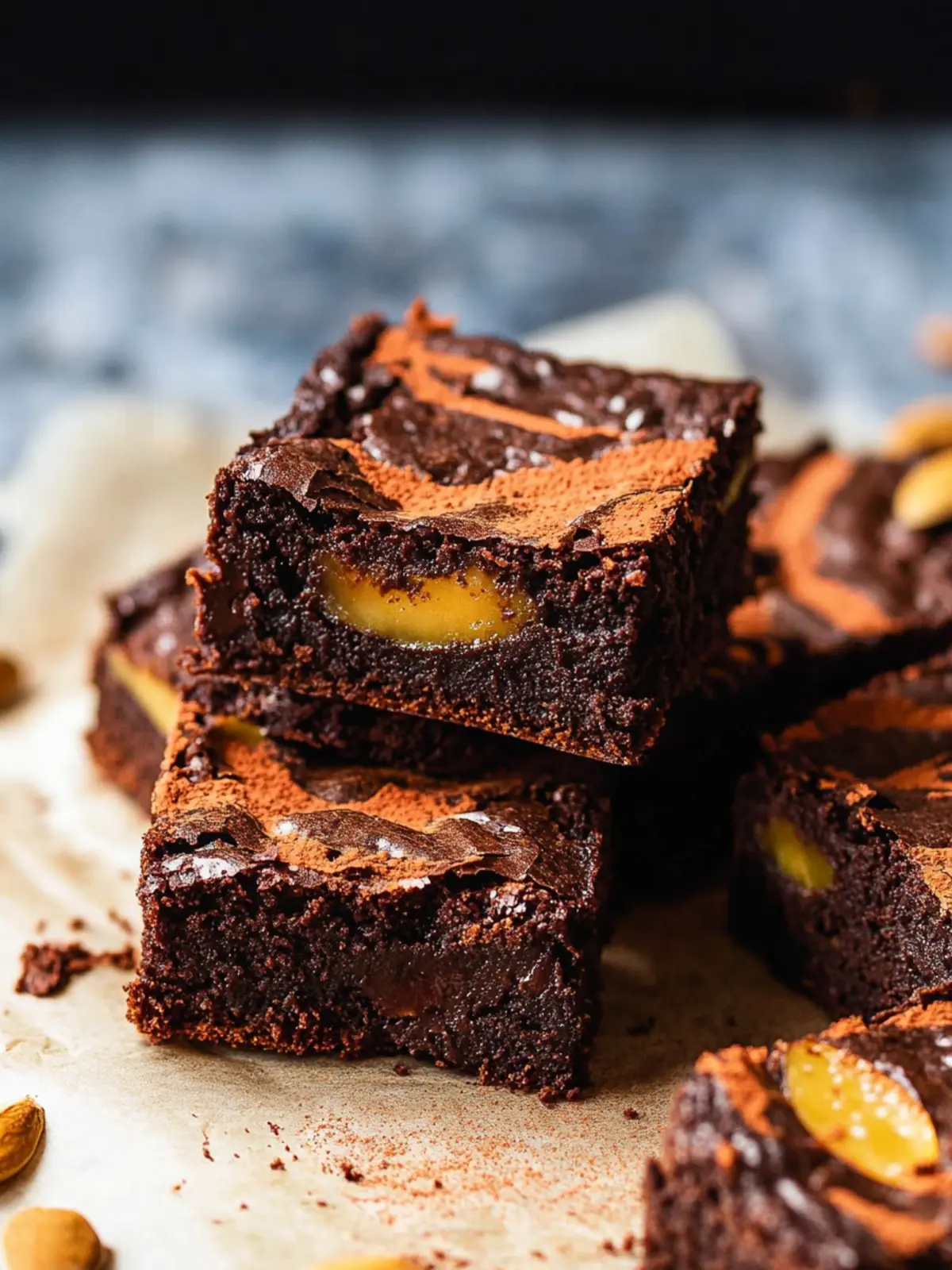Kürbis-Käsekuchen-Brownies
