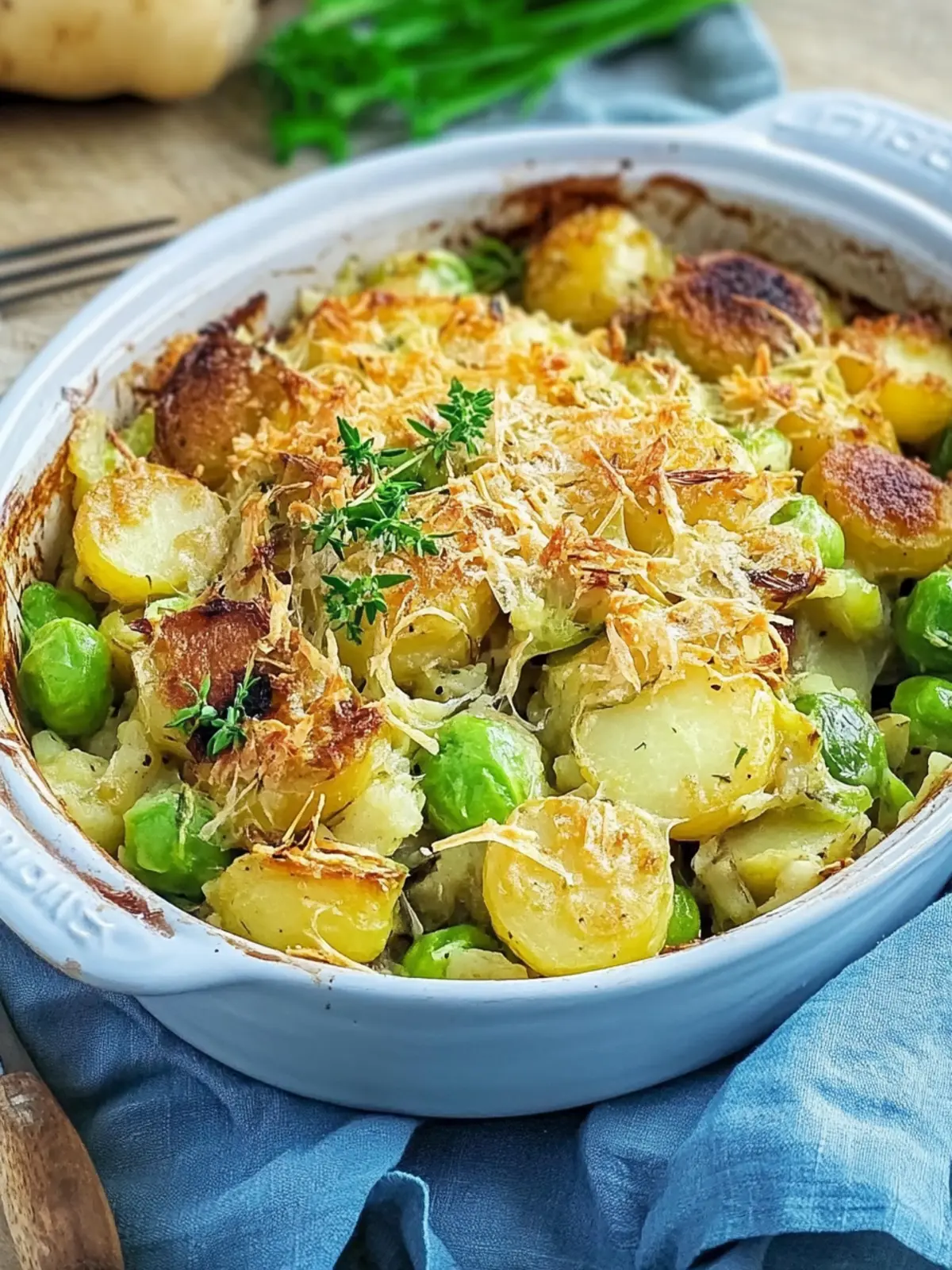 Rosenkohl mit Kartoffelkruste