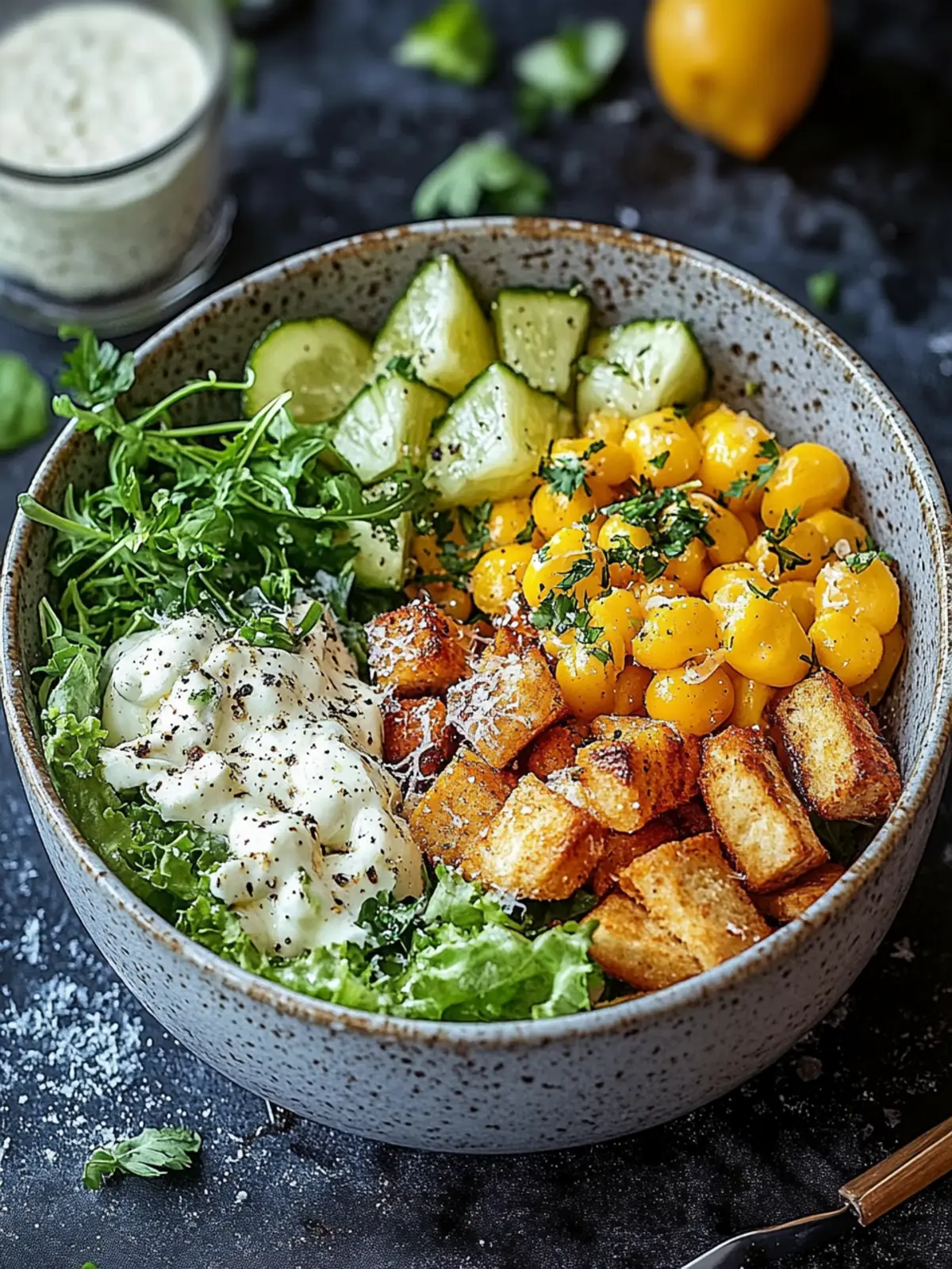 Caesar Hähnchen Bowl: A treat for every day