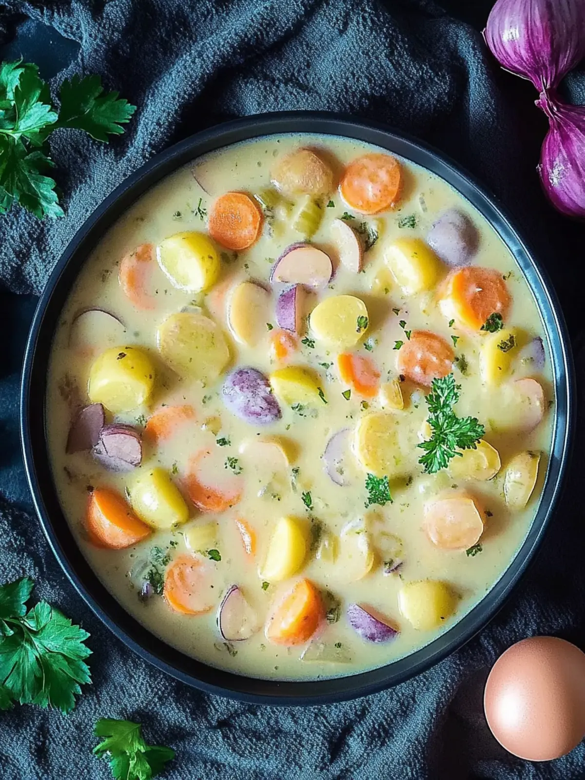 Eintopf mit Kartoffeln und Würstchen – herzhaft, cremig und sättigend