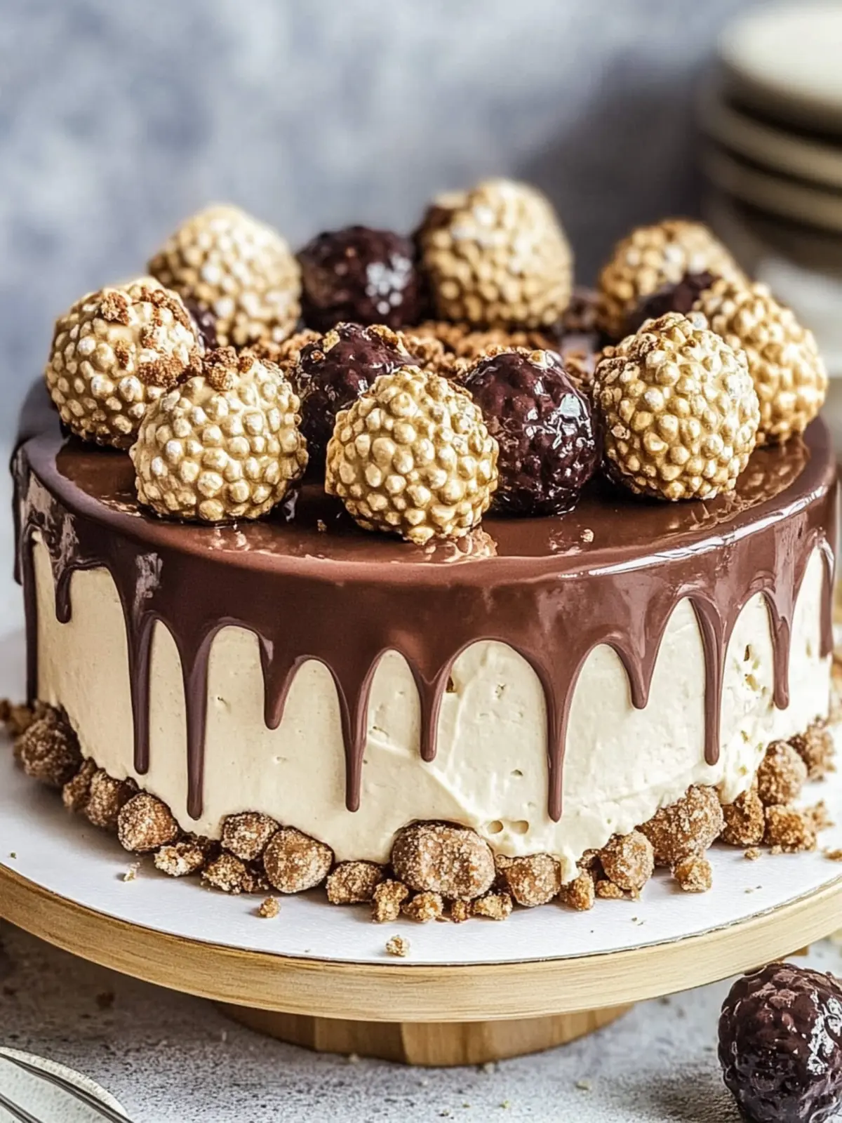 Ferrero Rocher Torte ohne Backen