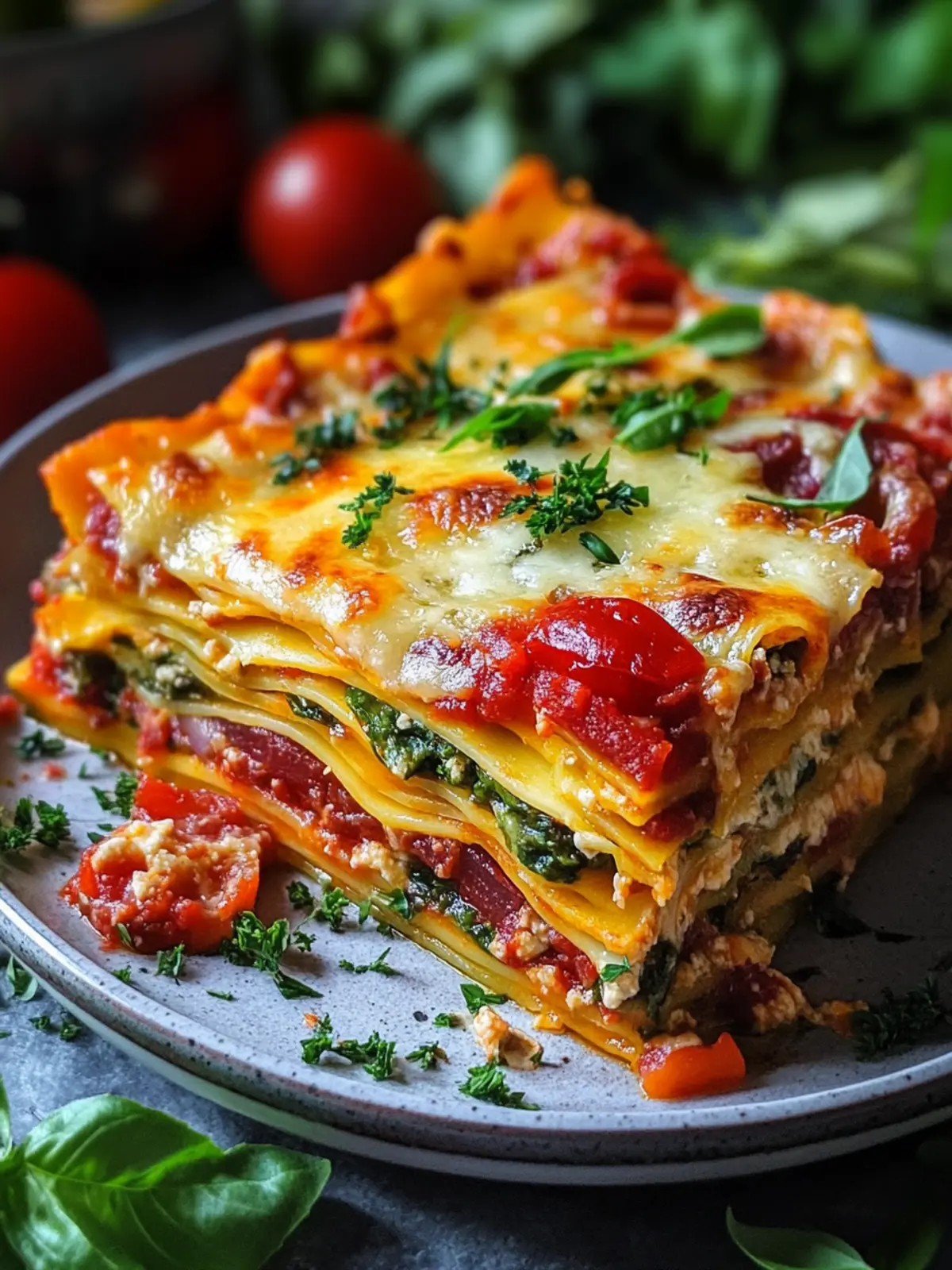 Regenbogen Lasagne