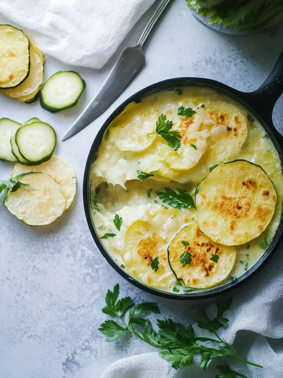 Einfacher Kohlrabiauflauf