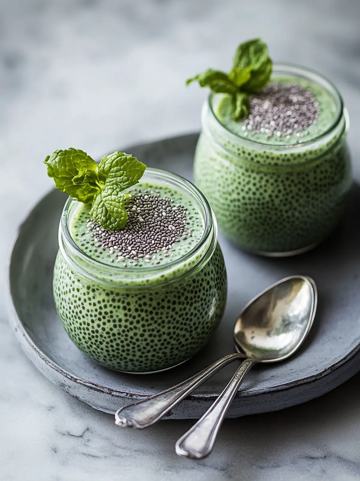Matcha Chia Pudding