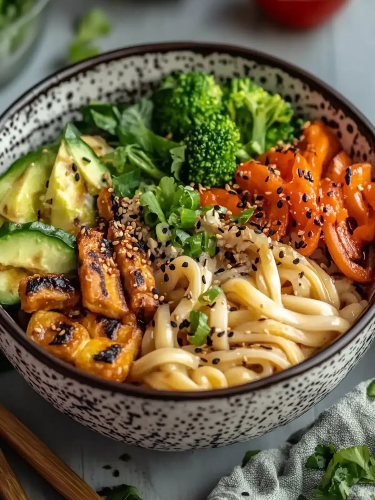 Udon-Nudel-Schüssel | Rezept