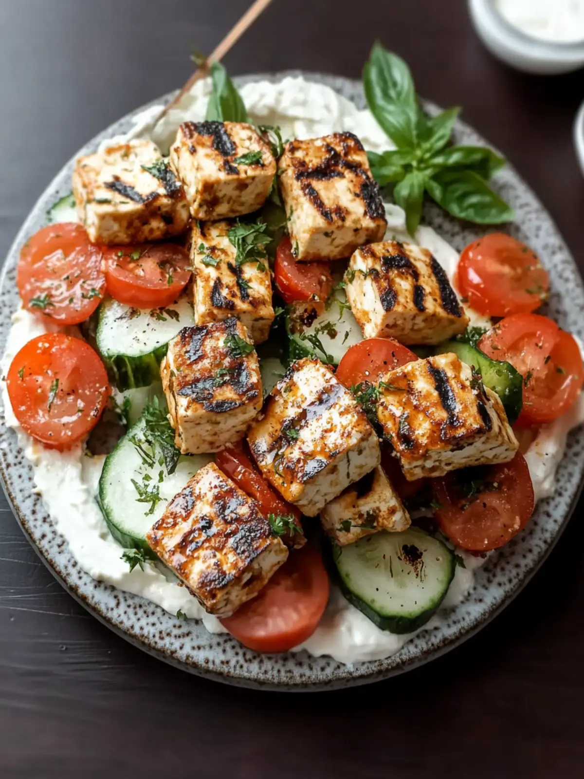 Simple vegan tofu souvlaki for flavorful weeknight dinners