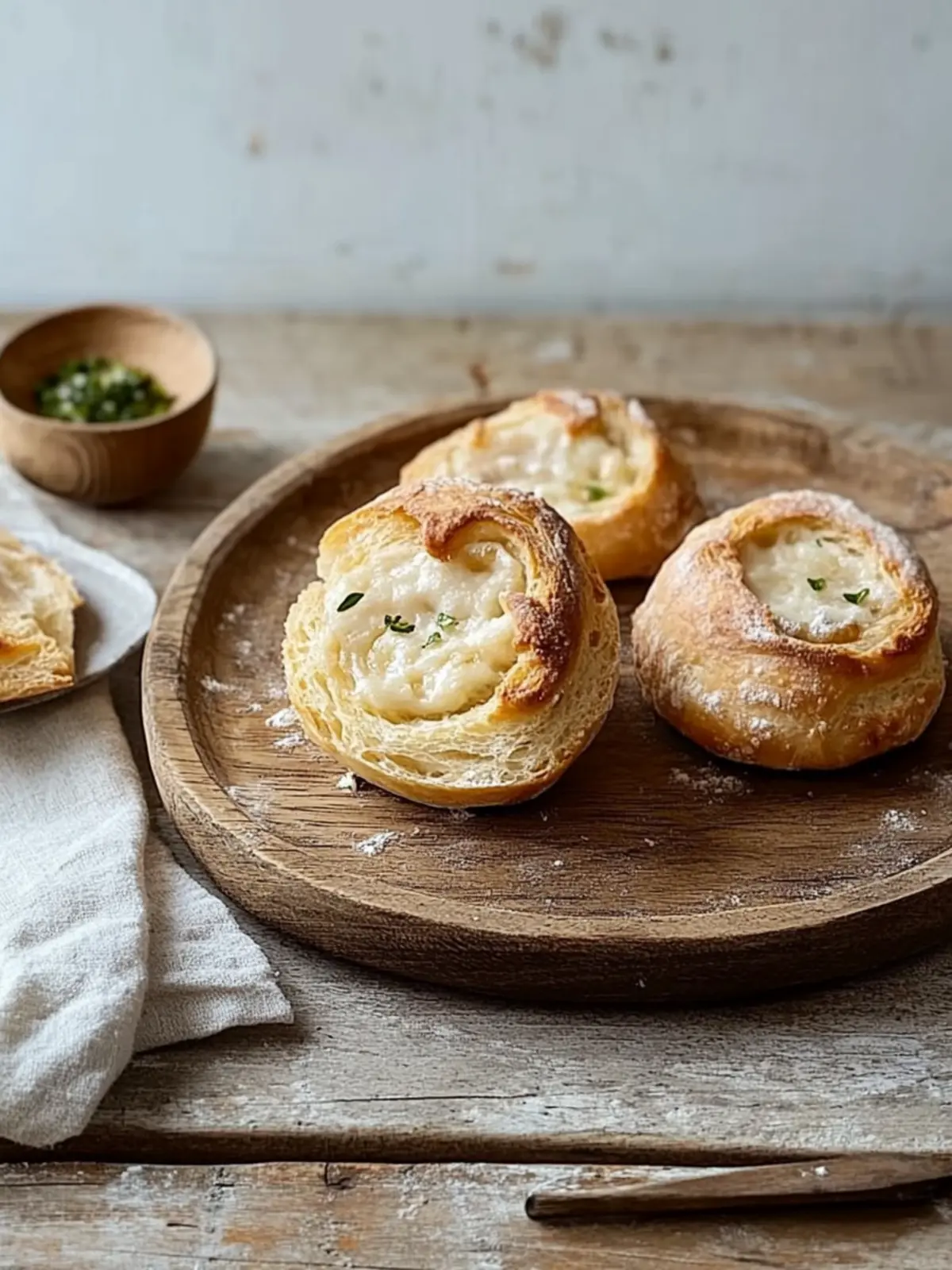 Käse-Schinken-Blätterteig