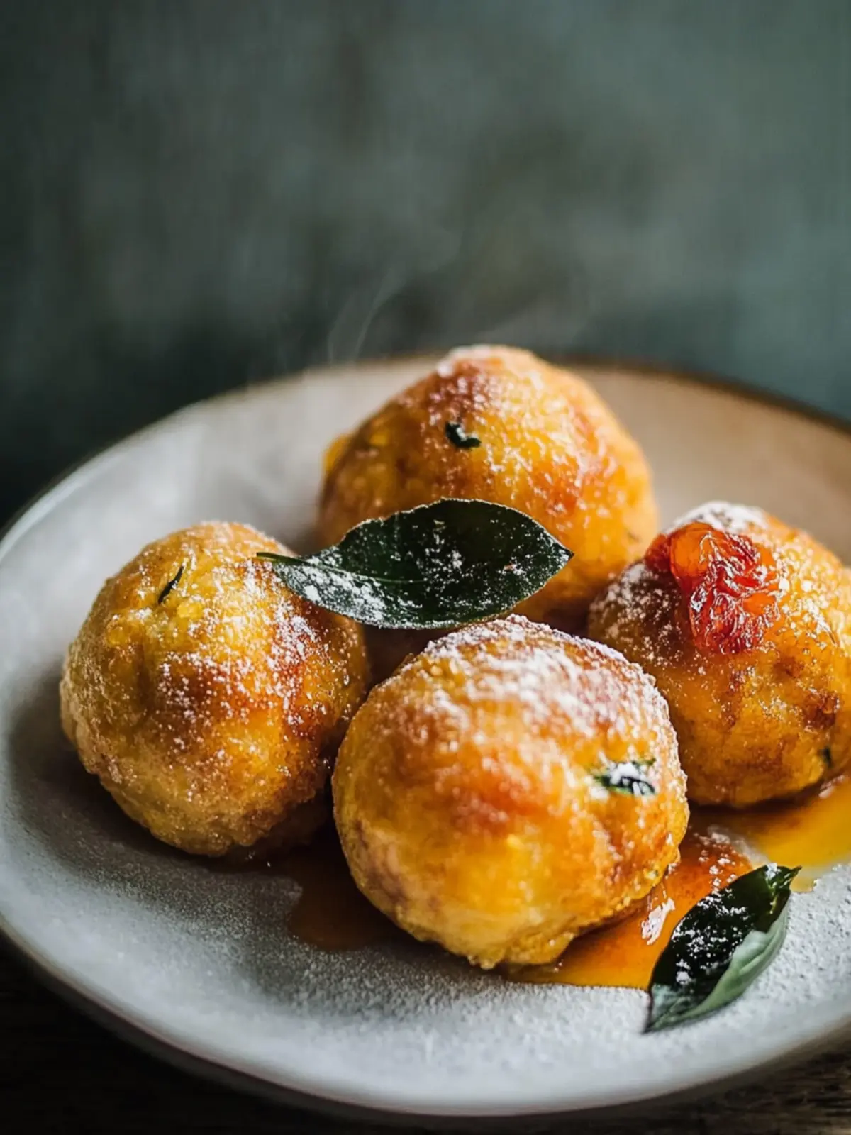 Kürbisknödel mit Salbeibutter