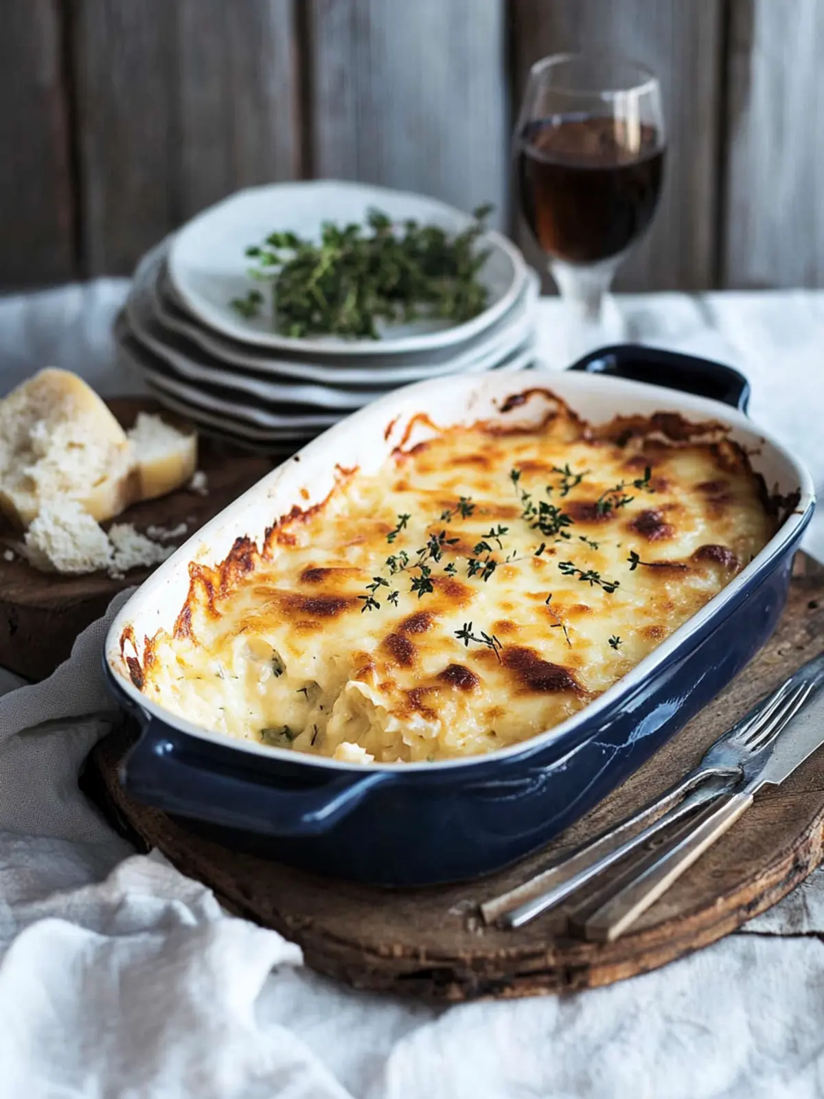 Chicorée-Schinken-Gratin