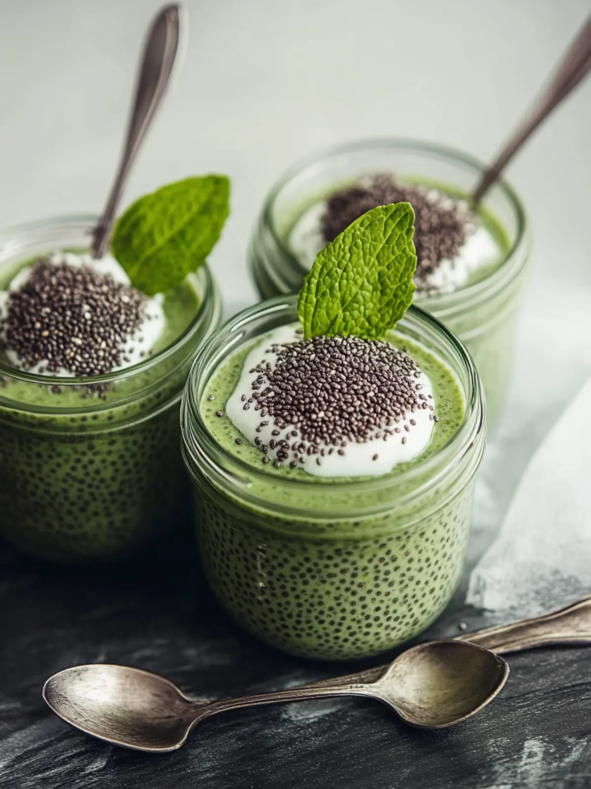 Matcha Chia Pudding