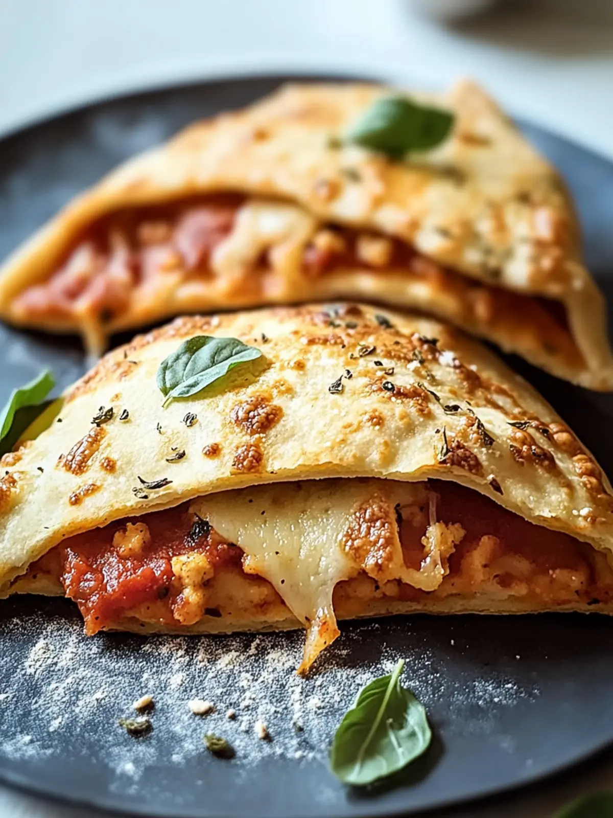 Crispy Calzone from the air fryer