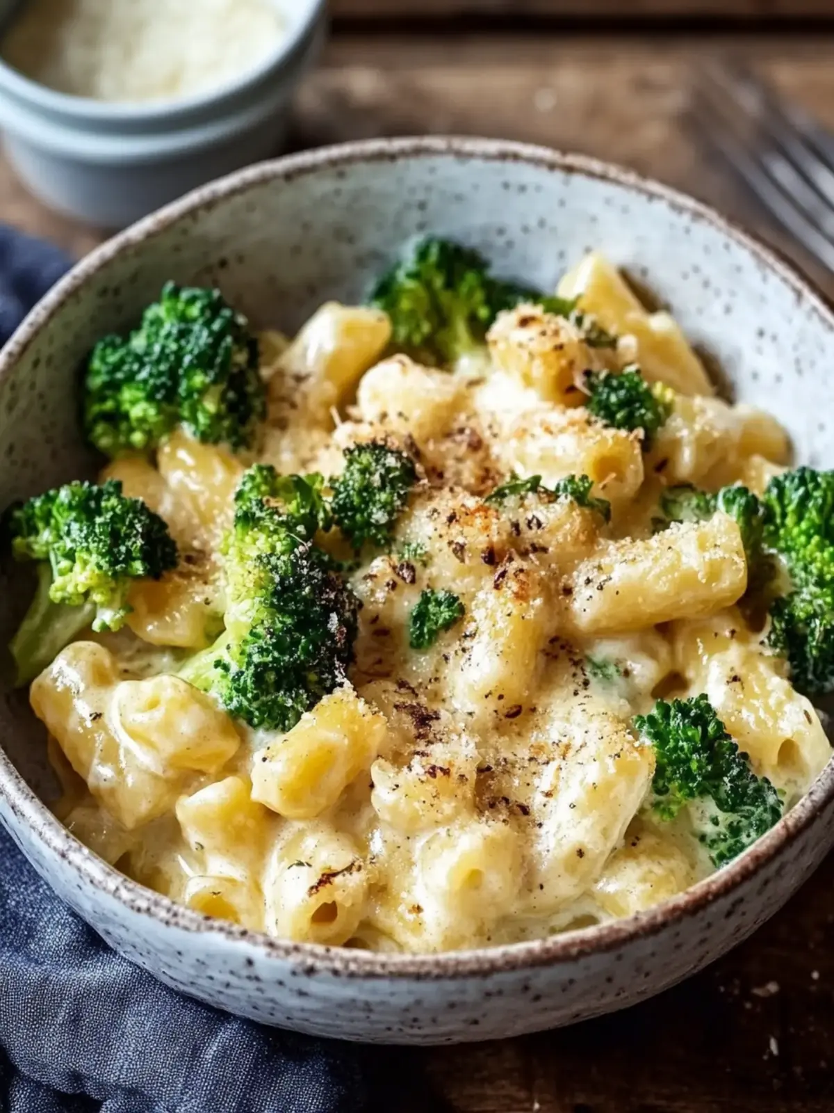Creamy pasta casserole with broccoli: An incredible ultimate recipe for 4 people
