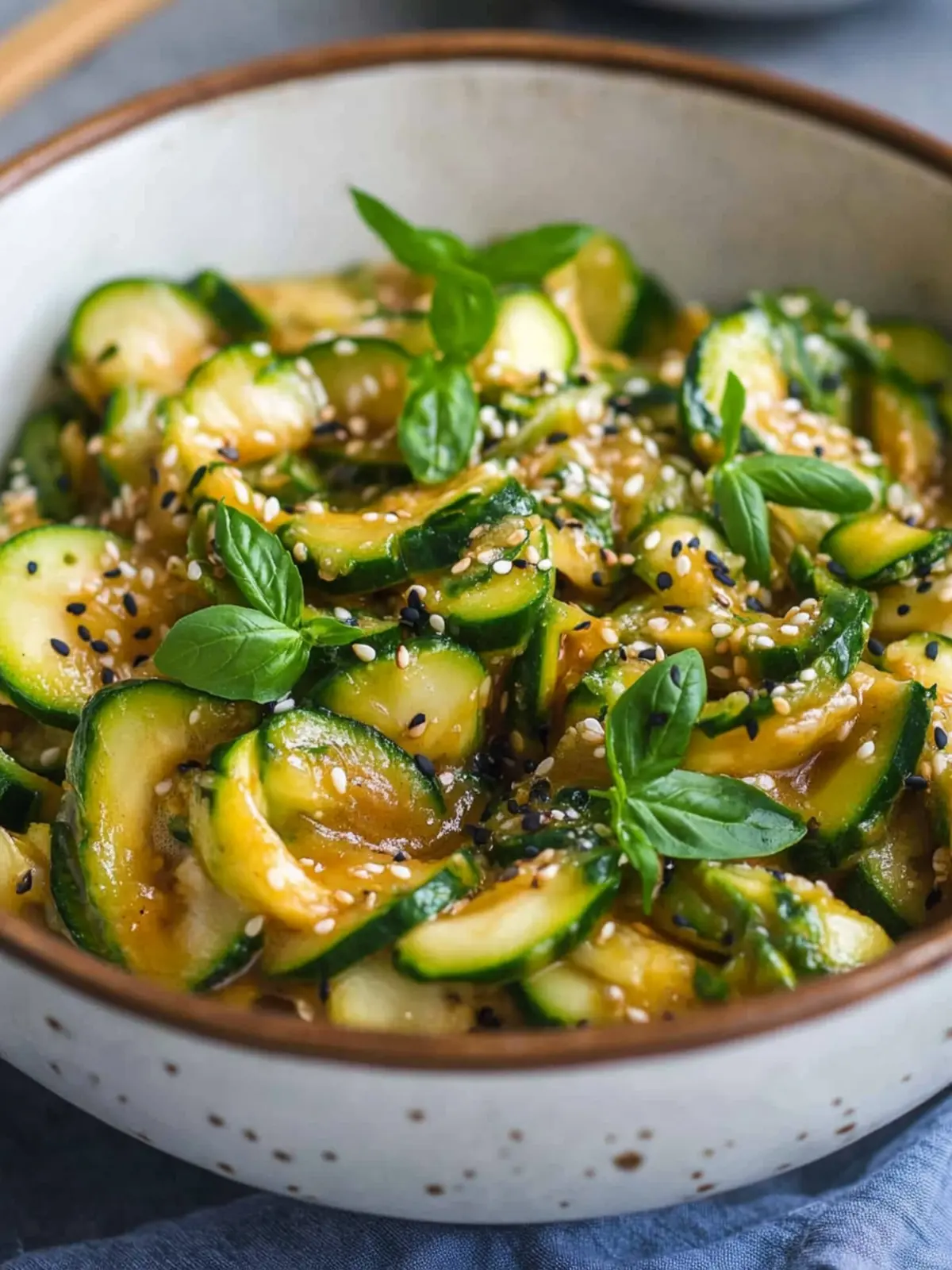 Scharfes Knoblauch-Zucchini-Rezept nach chinesischer Art (schnell und einfach)