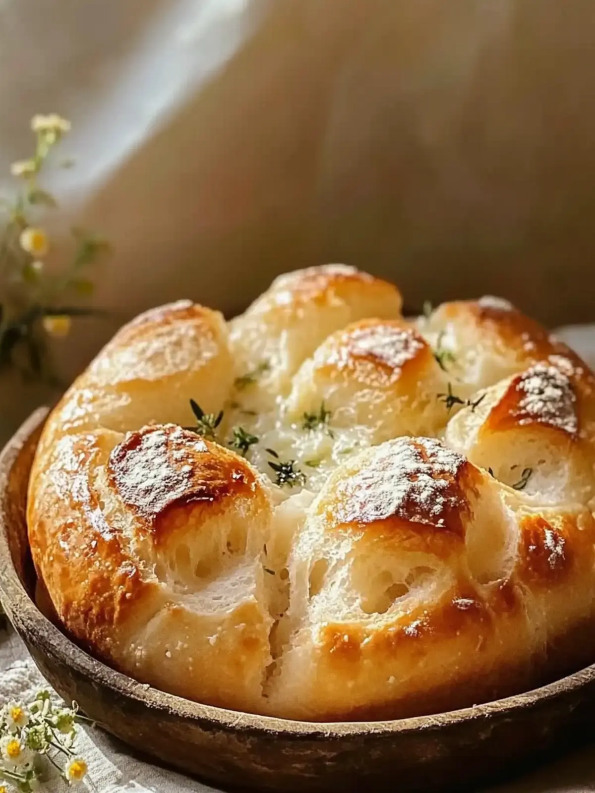 Käsige Knoblauchbrot Häppchen