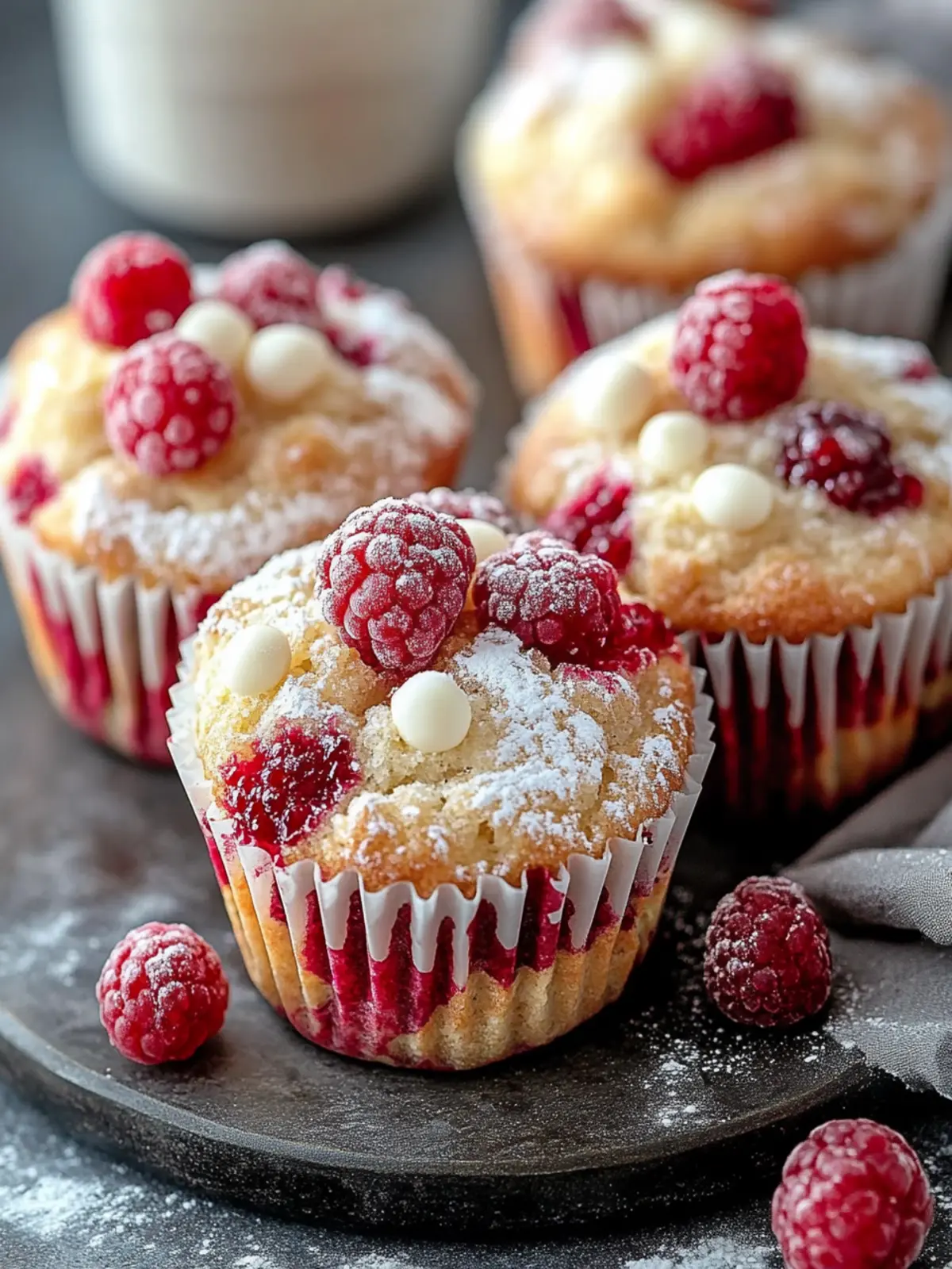 White Chocolate Raspberry Muffins: The Simple Recipe for Juicy Muffins