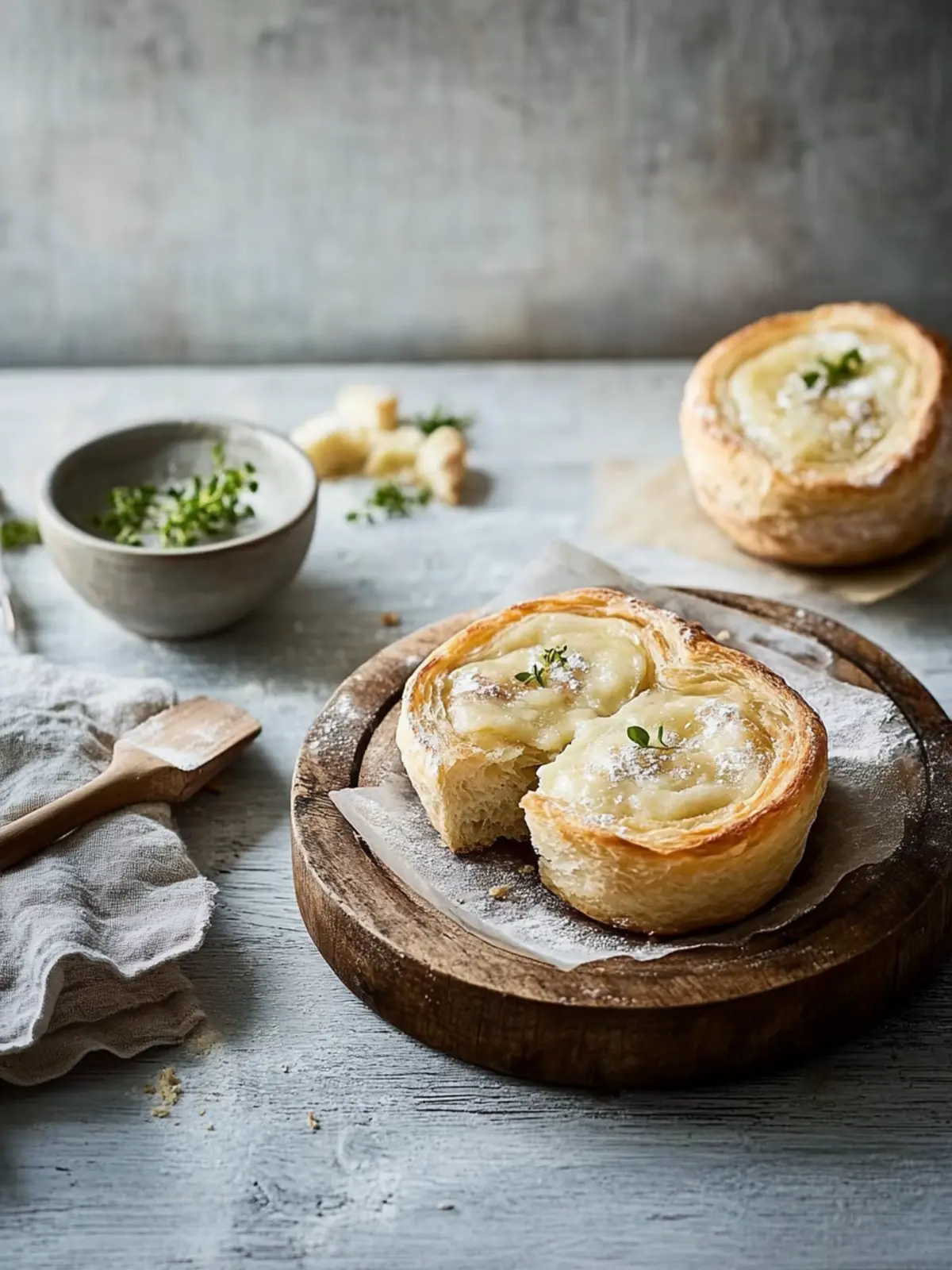 Käse-Schinken-Blätterteig