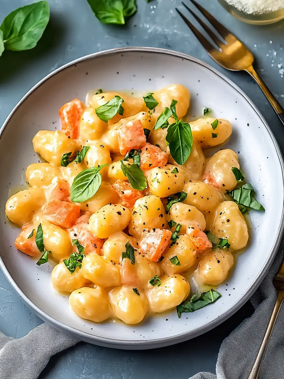 Saftige Räucherlachs-Gnocchi