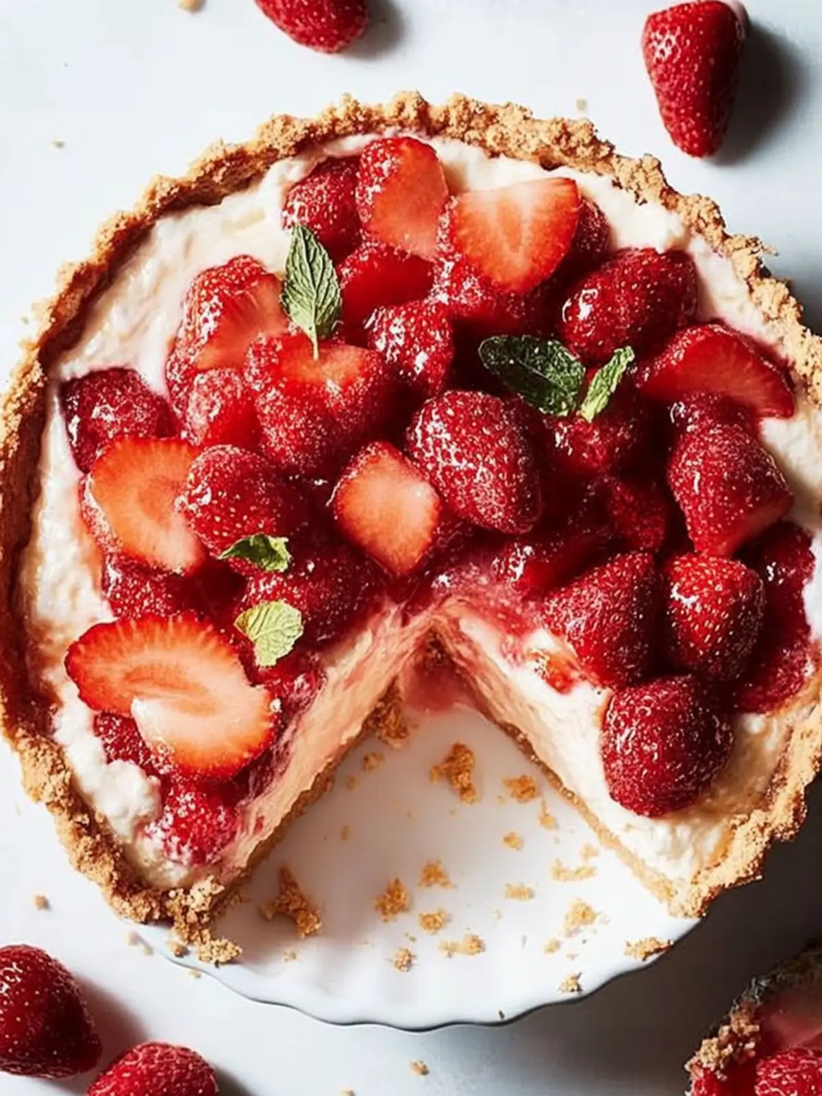 Erdbeer-Brezel-Torte