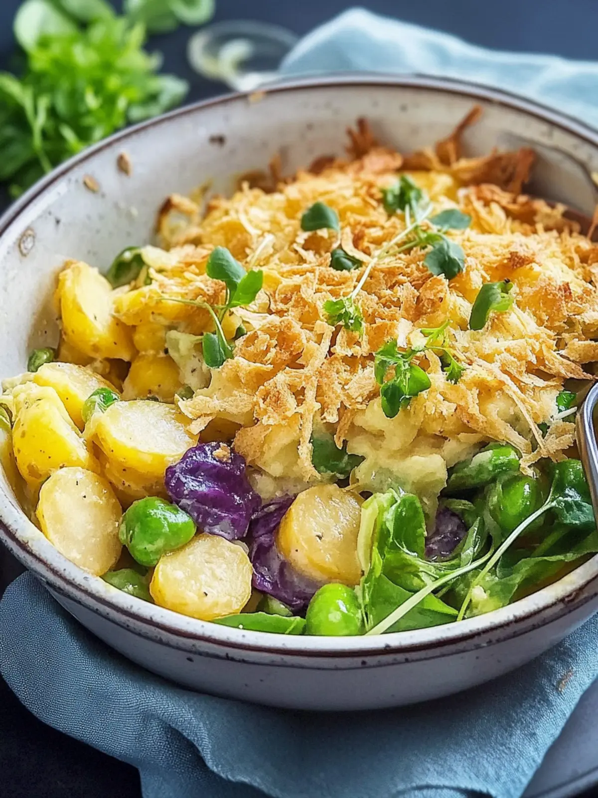 Rosenkohl mit Kartoffelkruste