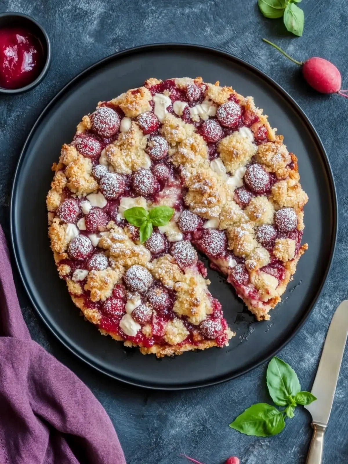 Zwetschgenkuchen mit Streusel
