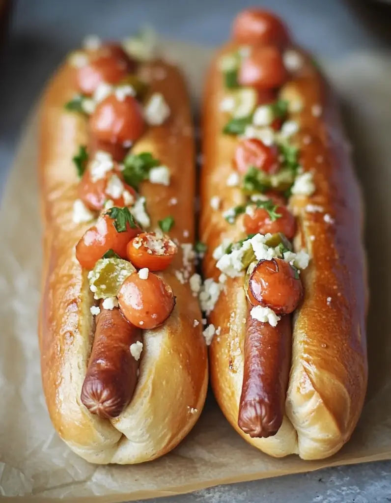 Brezel-Hotdog-Rezept