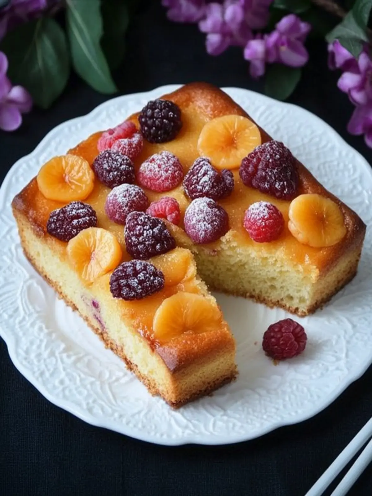 Blechkuchen mit Marillen