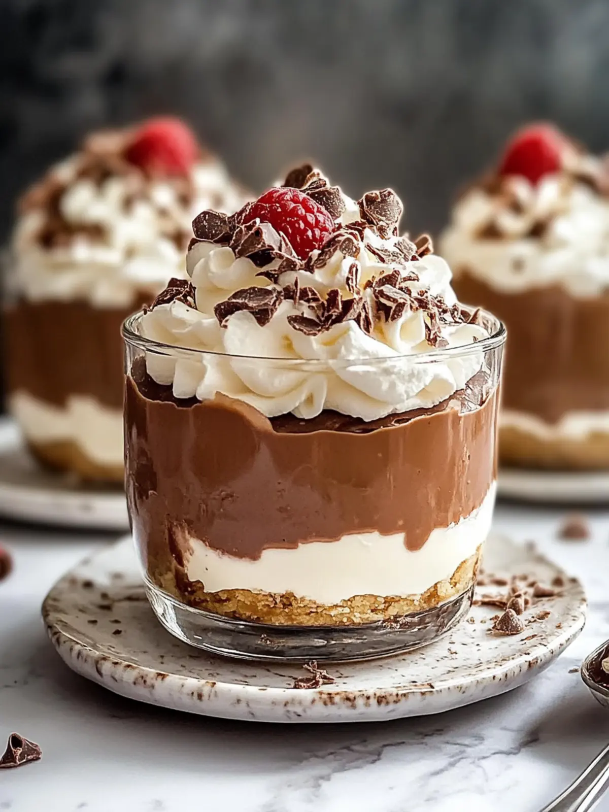 Nutella Schokoladen Käsekuchen Mousse für Feinschmecker