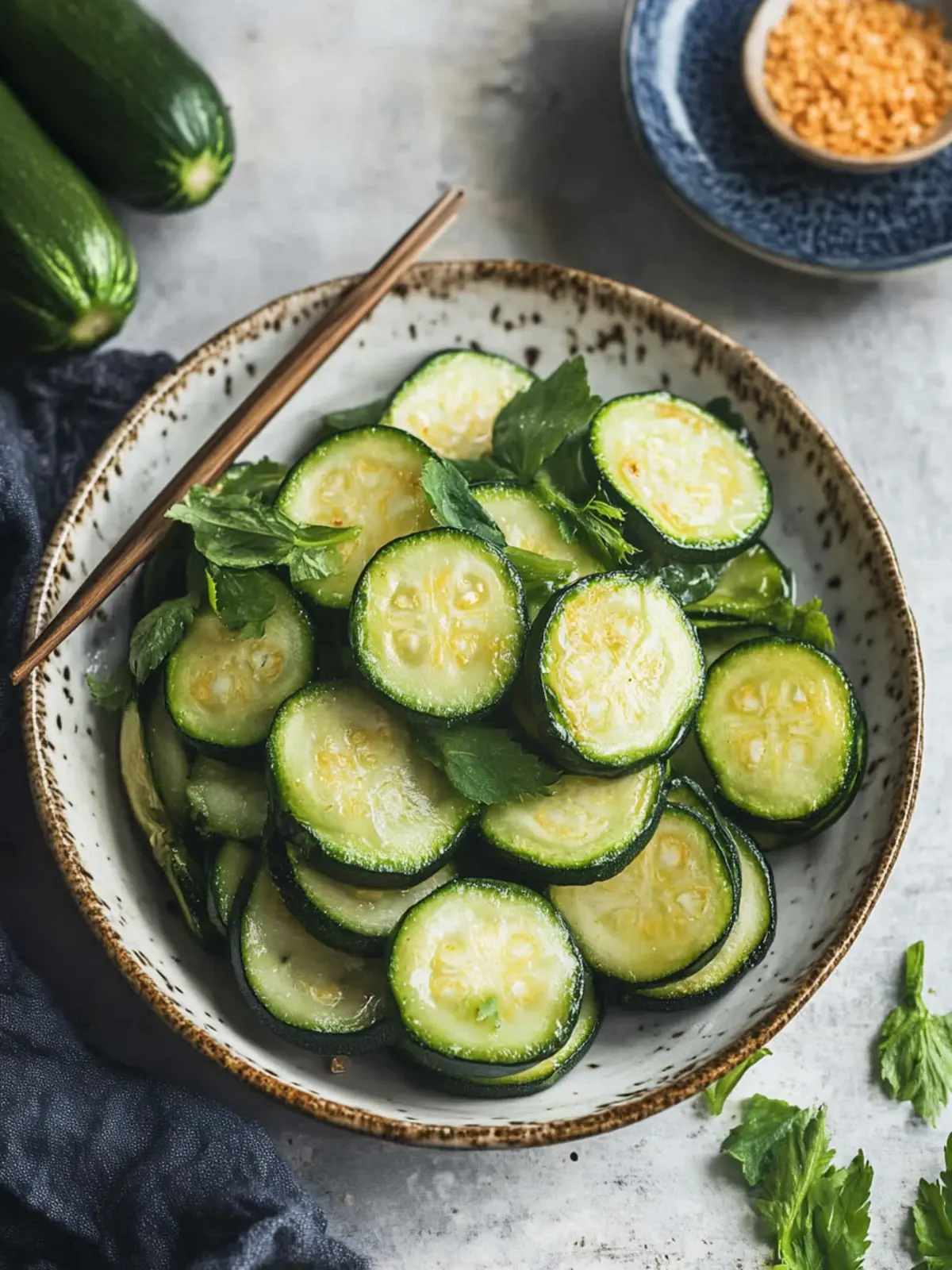 Koreanische Zucchinipuffer