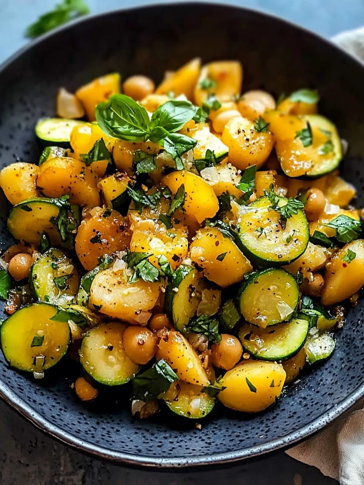 Zucchini-Chickpea-Skillet: So gelingt dir das Rezept