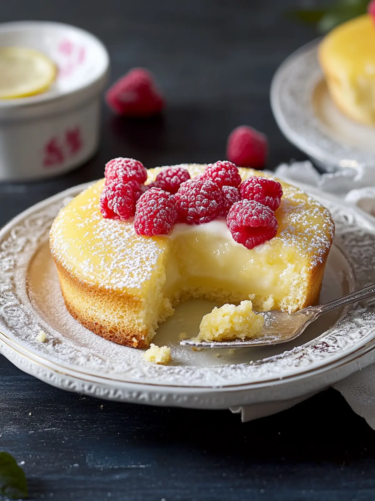 Zitronenpuddingkuchen – Frühstücksrezepte zum Valentinstag