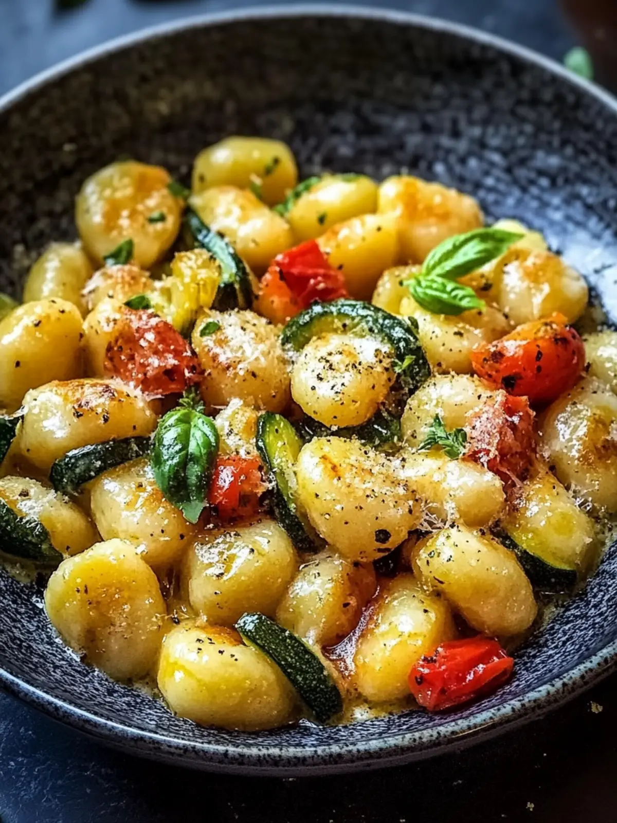 Cremige Gnocchi-Pfanne mit Gemüse